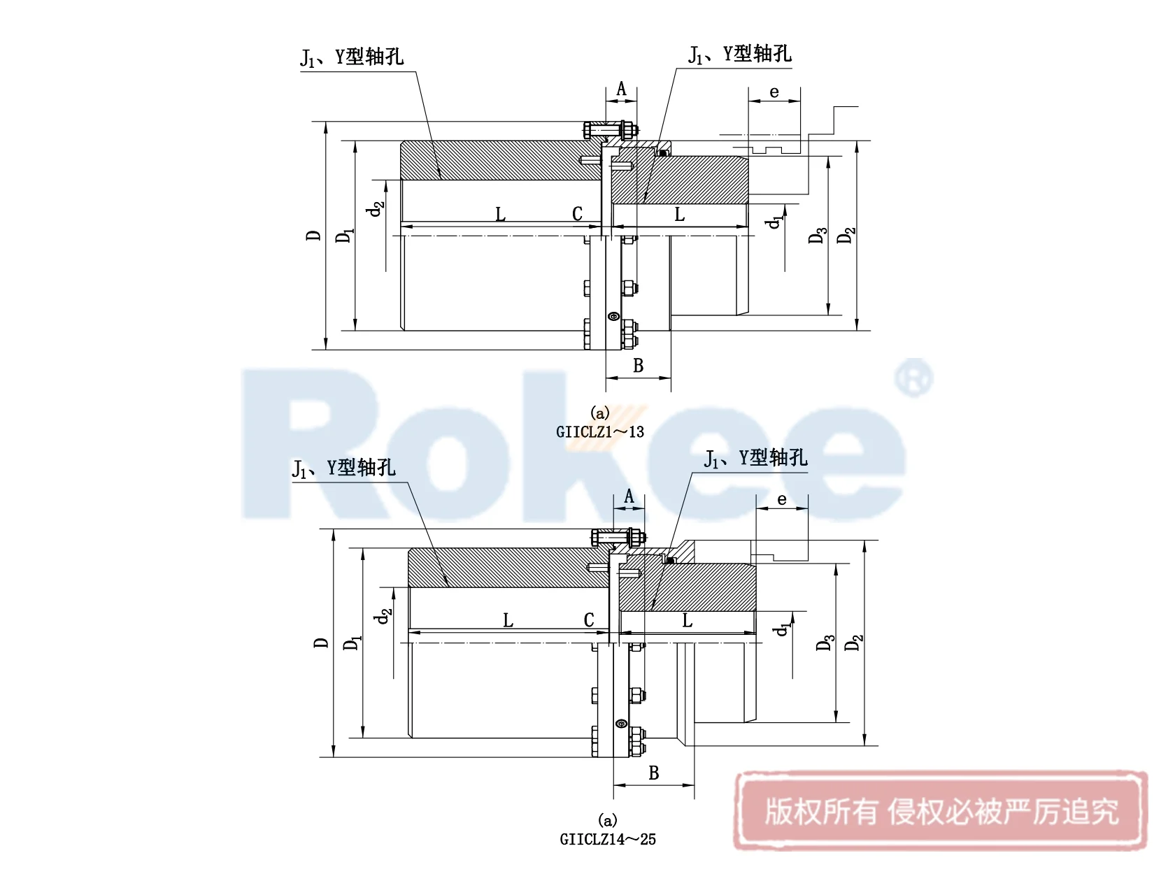 GIICLZ Curved-tooth Gear Coupling