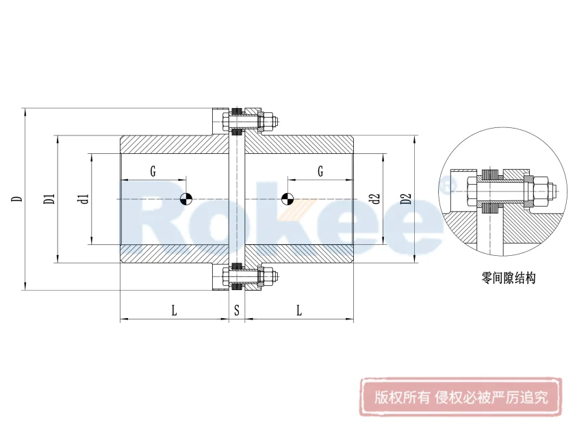 RLA Standard Single Diaphragm Coupling